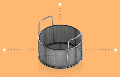 Custom Stainless Steel Wire Mesh Baskets