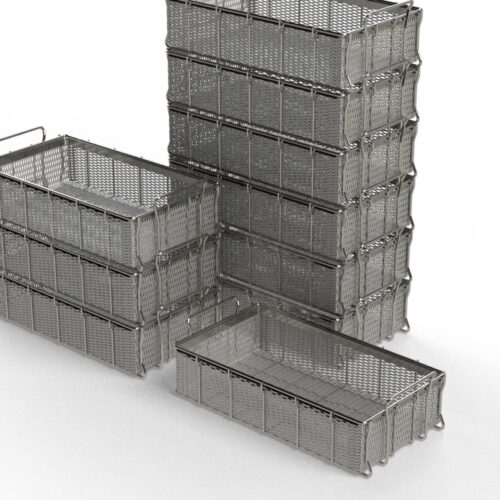 Expanded Metal Tote Basket